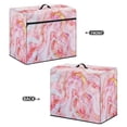 thumbnail image 2 of SEANATIVE Pink Gold Marble Sewing Machine Cover Easy Storage Sewing Machine Protective Dust Cover with Pocket for Most Standard Sewing Machines Dust Cover, 2 of 7