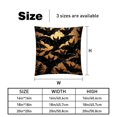 thumbnail image 5 of Bats Luxurious Velvet Bed Pillow Inserts with Unique Patterns - Set of 2, 16x16, 18x18, 20x20 Inches - Ideal for Throw Pillow Covers and Home Decor, 5 of 6