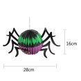 thumbnail image 2 of 3PCS Halloween Paper Lanterns Three-dimensional Halloween Spooky Ghost Spider Bat Decoration, 2 of 5