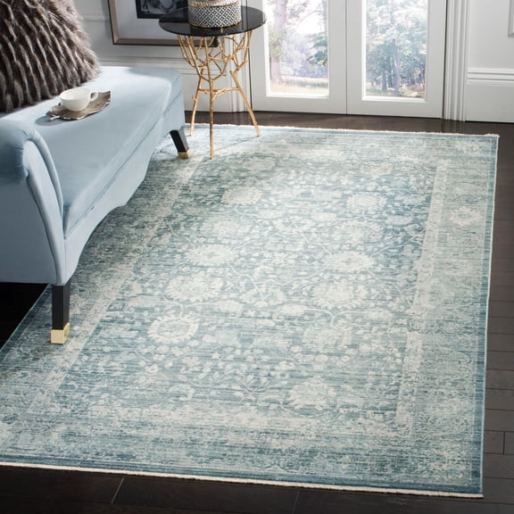 Safavieh Illusion Andrew Geometric Area Rug, Blue/Ivory, 5' x 8'