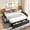 Gray, variant on Amolife Queen Size Upholstered Platform Bed Frame with 3 Storage Drawers, Dark Grey