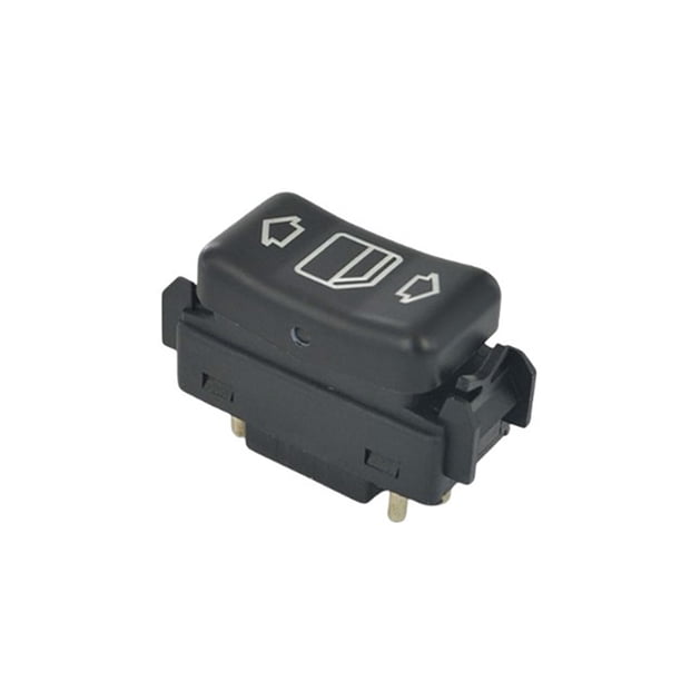 Riwesomey Interruptor de ventana W124 W201 1248204510, interruptores eléctricos de fácil instalación para vehículos, resistencia al desgaste, piezas de Vehículos, repuestos y accesorios Mis Riwesomey VI020670-00B