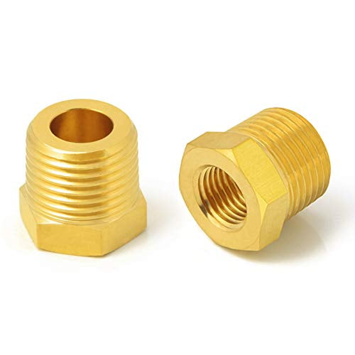 Metaland 2pcs Brass Reducer Bushing 3 4 Male To 1 2 Female Npt Reducing Pipe Fitting Walmart Com Walmart Com Metaland 2pcs Brass Reducer Bushing 3 4 Male To 1 2 Female Npt Reducing Pipe Fitting Walmart Com Walmart Com