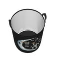 thumbnail image 3 of XMXT Collapsible Laundry Basket, Astronauts Playing Basketball Polyester Waterproof Laundry Hamper, 62L, 3 of 8