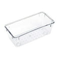 thumbnail image 2 of Openpig Drawer Organizers, Plastic Clear Non Slip Non Cracking kitchen drawer organizer Stackable Bathroom Drawer Organizer Trays, Storage Bins for Makeup, Bathroom, Kitchen Office, 2 of 3
