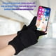 thumbnail image 5 of Guantes de lana con aislamiento térmico sin dedos para mensajes de texto, unisex, cálidos, de punto, convertibles, con solapa, 1239, 5 of 6