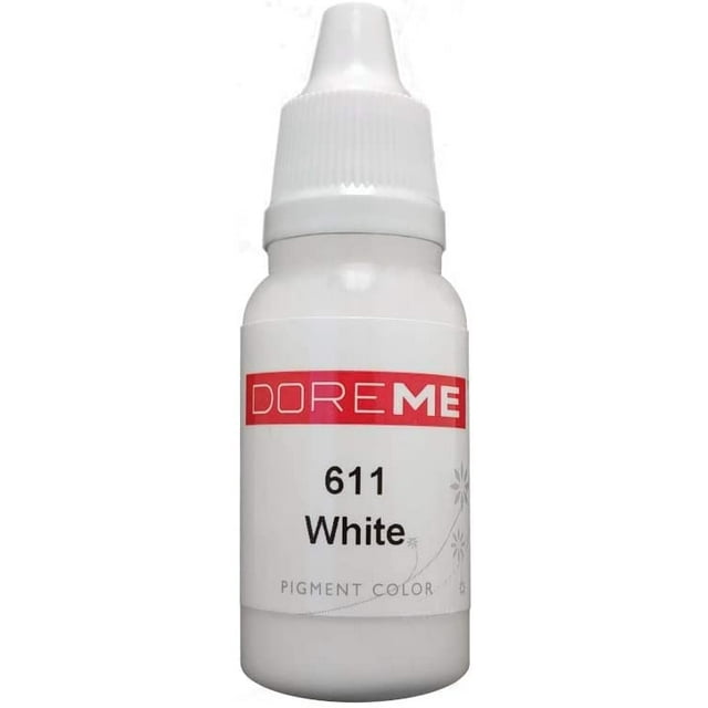 DOREME Permanent Makeup Pigment Ink White Color Tattoo Micro Cosmetic Micropigmention