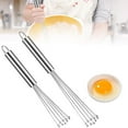 thumbnail image 4 of SPRING PARK Stainless Steel Ball Whisk for Kitchen Cooking- 10 Inch and 12 Inch Wire Egg Manual Mixer Whisk Set for Beater Sauces, Cream, Blending, Stirring, Whisking, Beating, 4 of 7