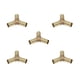 thumbnail image 4 of 5pcs Set de Piezas de Tubería de Latón de 3 Vías para Montaje Conector de Tubo de Resistencia a Corrosión 10 mm-10 mm Soledad Conector de conexión de púas, 4 of 5