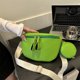 thumbnail image 2 of Bolso de cuero para mujer bolso de cintura con cinturón de gran capacidad bolso informal con mini bolso, 2 of 9