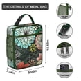 thumbnail image 3 of Wildflower Insulated Lunch Box Student Reusable Lunch Bag with Water Bottle Holder Lunch Tote Portable Bag Work Hiking, 3 of 6