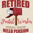thumbnail image 2 of CafePress - Retired Postal Worker Funny Postman Hello Tote Bag - Unisex Canvas Tote Bag, Beige, 1-Piece, 2 of 6