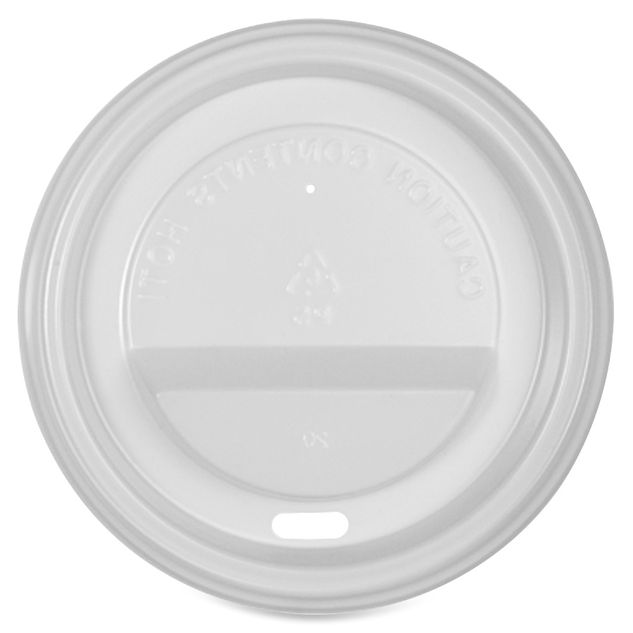 Dart 32SL Translucent Plastic Drink Lids With Straw Slot - Case Of 500, Fits 32oz, 44oz, 60oz Insulated Foam Cups
