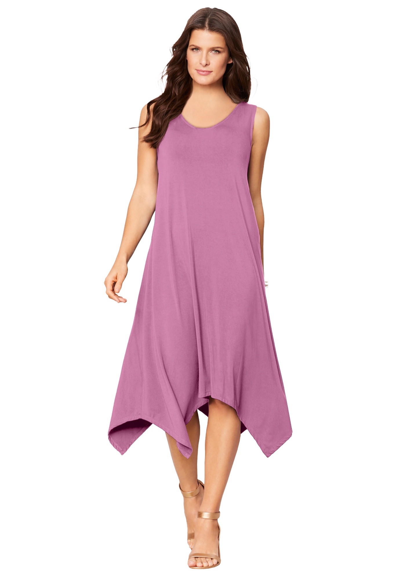 ellos Women's Plus Size Sleeveless Knit Maxi Dress - 14/16, Rich Indigo -  Walmart.com