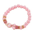 thumbnail image 3 of Cancer Awareness Bracelet - Caring Accessory for Red Ribbon Support Women's Health Fundraising Jewelry, 3 of 5