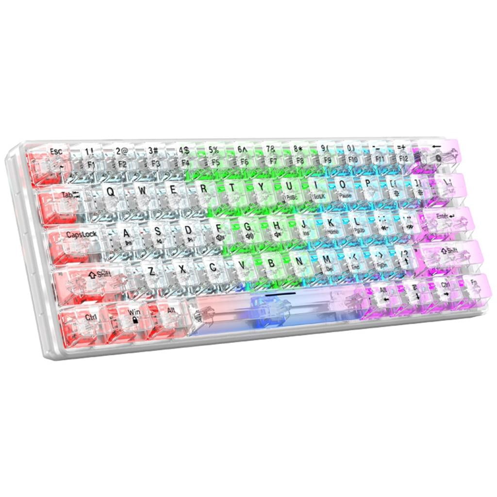 61 Keys Mechanical Keyboard USB RGB Backlit Gaming Mechanical Keyboard For Desktop Household Computer Accessories