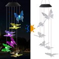 thumbnail image 6 of Pcapzz Wind Chime,Butterfly Wind Chime,Butterfly Solar Lights 120mAh Decorative Wind Chime Colorful Light Waterproof Hanging Lamp for Garden Home Yard, 6 of 10