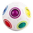 thumbnail image 2 of Creative Rainbow Puzzle Ball Game Kids Focus Juguete sensorial para niño niña blanco Zulema Bola de rompecabezas arcoíris, 2 of 7