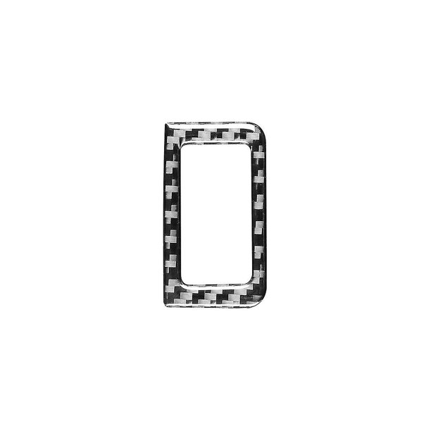 Pegatinas de fibra de carbono para A6 C8 2019-2023 botón de interruptor de maletero de puerta de coche cubierta decorativa Interior Ac