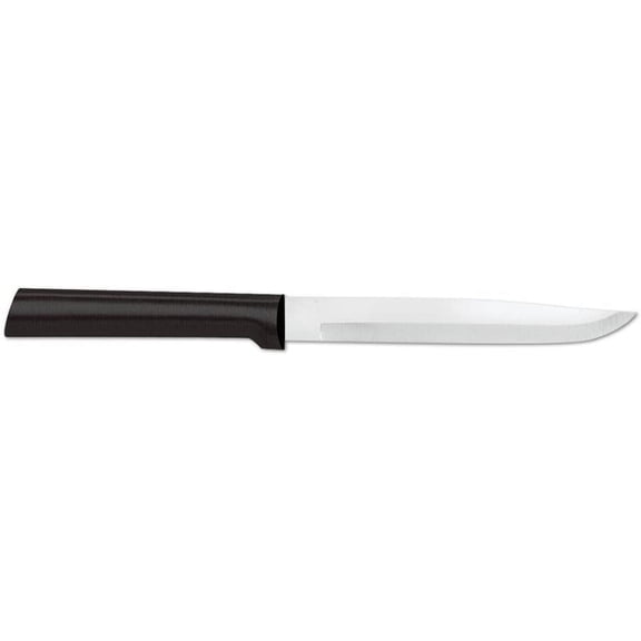 Rada Cutlery Utility Steak Knife Blade With Stainless Steel Resin, Made in the USA, 8-5/8 Inches, Black Handle
