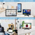 thumbnail image 4 of Haiway 10.1 inch Security Monitor, 1366x768 Resolution Small HDMI Monitor Small Computer Monitors with Remote Control with Built-in Dual Speakers HDM, 4 of 9