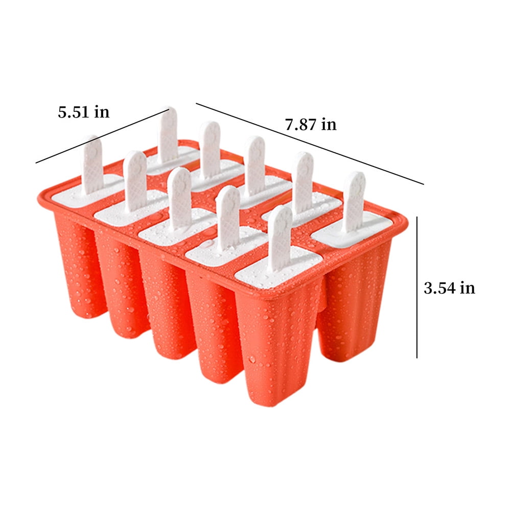 XMMSWDLA Mini Popsicle Mold 3pc, Reusable Diy Ice Pop Molds