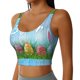 thumbnail image 2 of Balery Happy Easter Sujetadores deportivos con espalda cruzada para mujer, acolchados, sin costuras, de alto impacto, ideales para yoga, gimnasio, entrenamiento y fitness.-XX-Large, 2 of 8