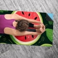 thumbnail image 5 of Watermelon Gym Towel with Storage Bag, 72.8"x26.8", Suitable for Yoga, Pilates, Fitness, Hot Yoga Towel, Yoga Mat Towel, Yoga Towels, 5 of 6