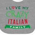 thumbnail image 4 of Inktastic Italian Family Heritage Boys or Girls Baby Bib, 4 of 4