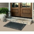 thumbnail image 3 of A1HC 100% Rubber Front Door Mat 30”x 48”, Non-Slip Welcome Doormat, Rubber Thin Profile Heavy Duty Doormat with Scrapping Pins, Indoor Outdoor, for Front Door, High Traffic Areas, 3 of 7