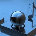 thumbnail image 2 of Wireless Bluetooth Speaker with 15 W Fast Charging Stand and Night Lamp, Portable Metal Design, 500 mAh Battery, 6 Hour Playtime, 2 of 9