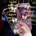 thumbnail image 5 of Cubic Three Butterflies Glitter Star Phone case, Fresh and Cute, Drop-Proof, Women's Favorite, for iPhone 15 14 13 12 11 Ultra Plus X XS XR 7 8 6 SE 2020 Phone Case (Black,iPhone 12 Pro), 5 of 8