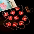 thumbnail image 1 of EGNMCR Light Strip, Christmas Lights Mother's Day Multicolor Love Heart 10 LED Decorative String Lights String lights, 1 of 3