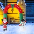 thumbnail image 2 of Gibobby inflable Papá Noel Muñeco de nieve Adornos navideños al libre Decoración de la tienda del(AS show As picture), 2 of 5