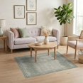 thumbnail image 3 of ODIKA Ombre Farmhouse Zigzag Distressed Faded Stripes Gradient Cream Flowing Dynamic Stain Resistant Low Profile for Dorm Room, Small Living Apartment, 3 of 7