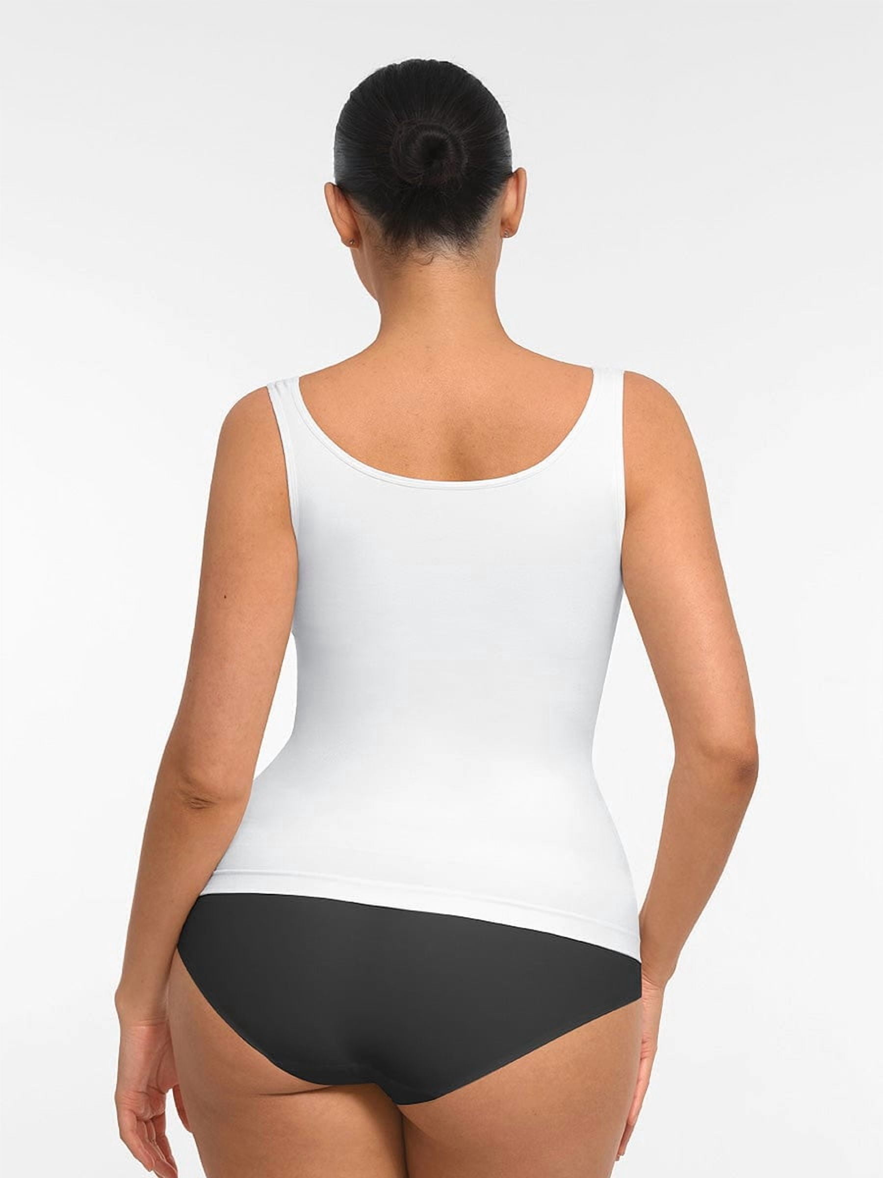 FeelinGirl Women's Bust Support Shapewear Tank with Waist and Abdomen Control, Sizes S-3XL