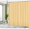 thumbnail image 4 of Ambesonne Mosaic Shower Curtain, Moroccan Geometric Shapes, 69"Wx84"L, Mustard and Pale Rose, 4 of 4