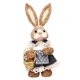 thumbnail image 1 of Muñeco de conejito de paja de Pascua de 35 cm de pie, figura decorativa realista hecha a mano para Estilo C, 1 of 9