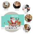 thumbnail image 6 of Merry Christmas Placemats - Deco for Coffee Table 6Pack 17.7x13inch - Christmas Selfie Cartoon Snowman . Cute Indoor Doormat Fade-Resistant Santa Claus Home Entrance Mat, 6 of 6