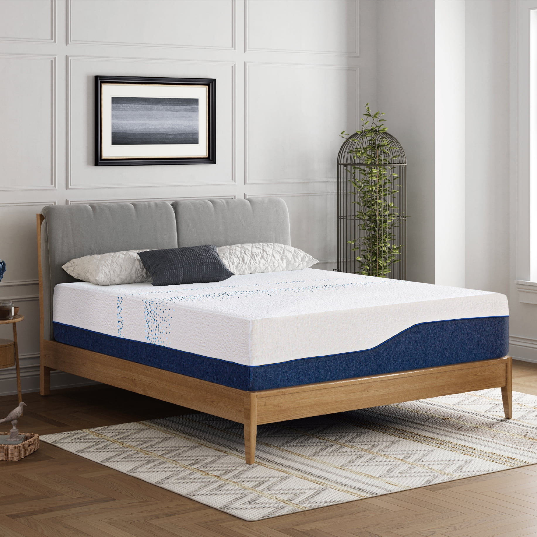 MLILY Essence Sleep Queen Mattress, 14" Memory Foam Mattress in a Box, Medium