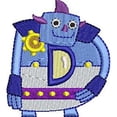 thumbnail image 6 of Threadart Machine Embroidery Designs - Robot Alphabet (1), 6 of 9