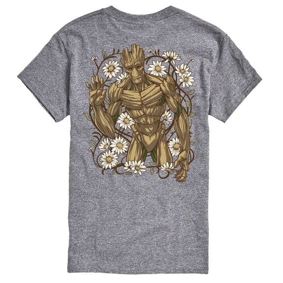 Marvel Guardians of the Galaxy - Groot Flowers Oversized - Men's Short Sleeve Graphic T-Shirt