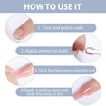 thumbnail image 6 of 360 Falses Nail Extension Tips Artificial Fake Nails French Tip Full Cover Nail, 6 of 12