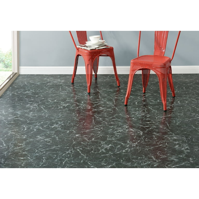 Achim Majestic Verde Green Marble 18-in x 18-in Peel and Stick Vinyl Tile Flooring (22.5-sq ft) Achim Majestic Verde Green Marble 18-in x 18-in Peel and Stick Vinyl Tile Flooring (22.5-sq ft)
