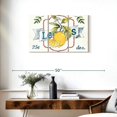 thumbnail image 3 of Elephant Stock Fruit Stand Ii Wall Sign Wall Art - Horizontal Multi Panel Canvas - Living Room Wall Decor - Wall Signs Multi Panel - Yellow And Red Decor By Anne Tavoletti - 33" x 20", 3 of 8