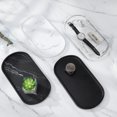 thumbnail image 4 of Bandeja para inodoro Luxspire, ovalada, de resina, color blanco, 4 of 7