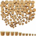 thumbnail image 1 of Paquete de 100 tapones de corcho cónicos tapones de corcho para botellas de vino de madera tapones de corcho de repuesto oso de fresa  Electrónica, 1 of 3