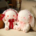 thumbnail image 2 of 23/35cm Cute/Soft/Beautiful/Rabbit Plush Toy/Lolita Style Little White Rabbit Doll/Children's Birthday Gift/Christmas Giftblue35cm Deng Xun unisex, 2 of 2