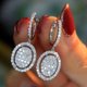 thumbnail image 1 of Pendientes colgantes JAMW de Zirconia cúbica plata 925 para mujer regalo de joyería de boda, 1 of 4