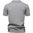 thumbnail image 2 of Elavure - The Prestigio Polo Shirt, Men's Short Sleeve Solid Stretch Cotton Pique Polo Shirts Knit Collared T Shirts, 2 of 7